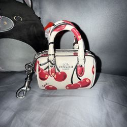 Coach mini cherry bag