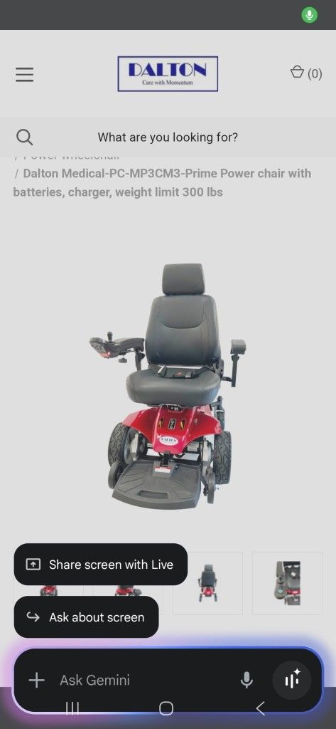 Dalton Medical Power Wheelchair