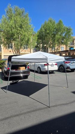 Instant Pop-Up Backpack Canopy 6x6  – Great Condition!