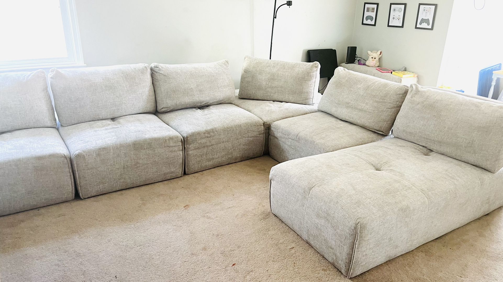 Sectional sofa - 6pcs Laney Park