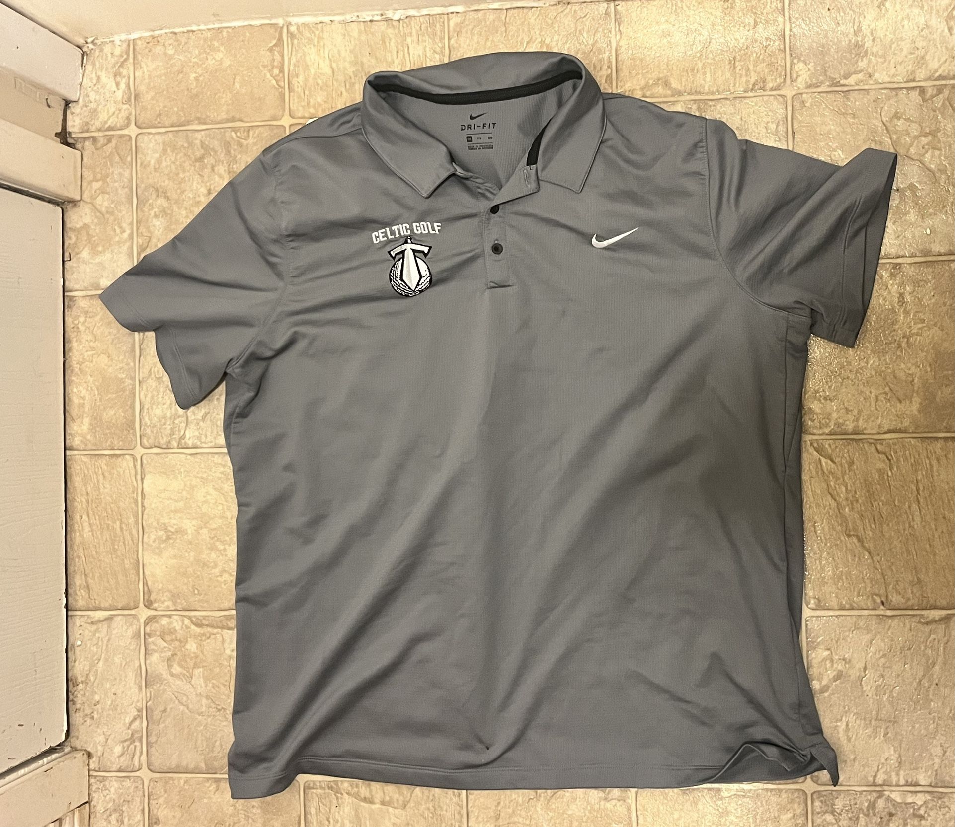 Celtic Golf x Nike Dri-FIT Polo – Lightweight, Breathable Performance Shirt