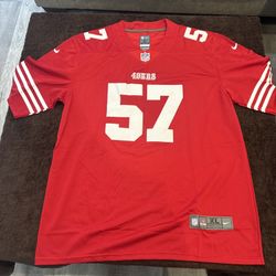 Nike NFL San Francisco 49ers Greenlaw #57 Size XL  Red Jersey 