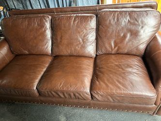 Leather sofa