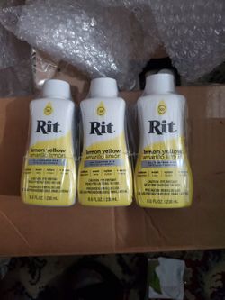 Rit Lemon Yellow Dye
