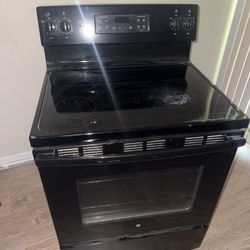 GE GLASS TOP RANGE STOVE OVEN 