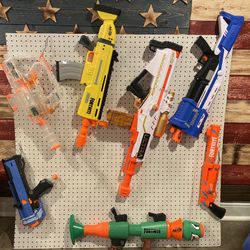 Lot Of Nerf Guns