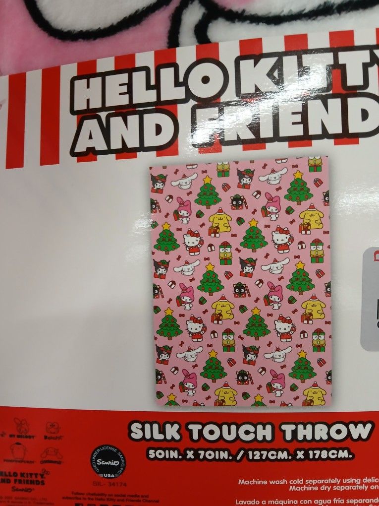 HELLO KITTY AND FRIENDS BLANKET