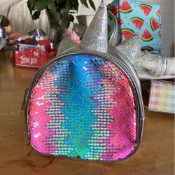 Sequins Unicorn Mini Backpack 