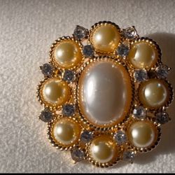 Gold Toned brooch