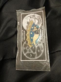 San Diego Padres collector puzzle pin sponsored by Coca-Cola