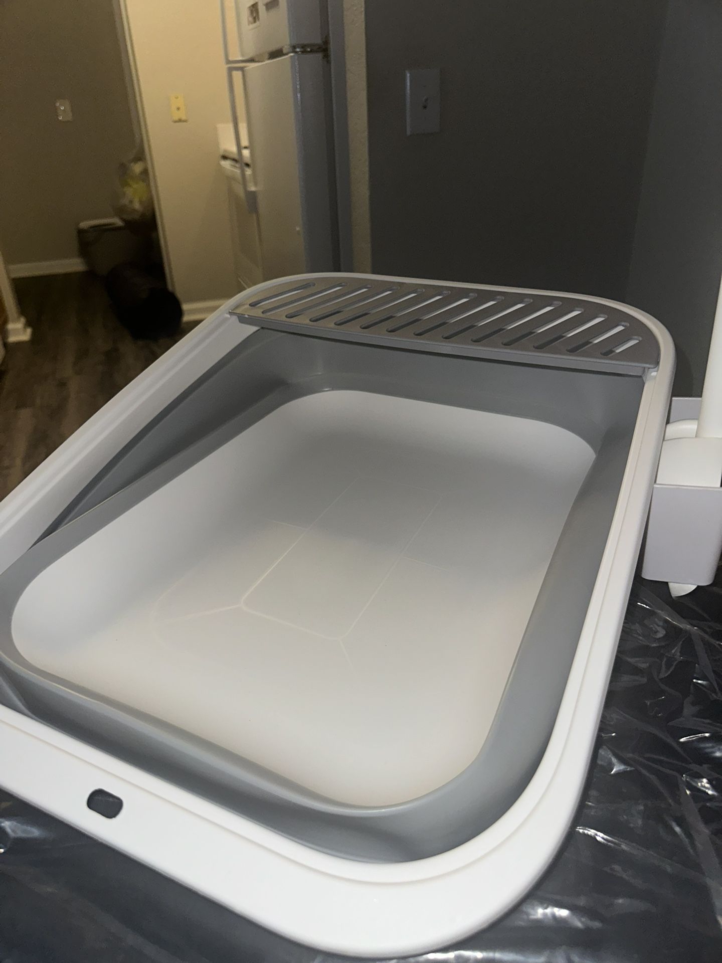 TomteNisse Open Top Litter Box foldable & adjustable for kittens