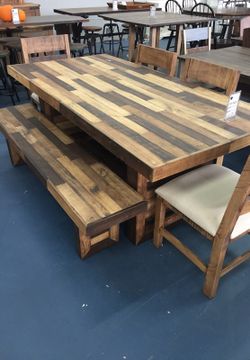 Hand made 6 Piece Dining Set
