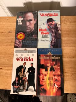 Lot of 4 VHS Tapes Classic Movies