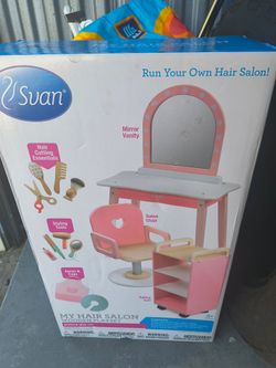 Girls salon wooden set