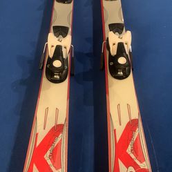 140 cm Skis K2 Strike Jr with Salomon bindings