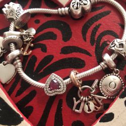 Pandora, Charm (8) Bracelet (1) Family Tree