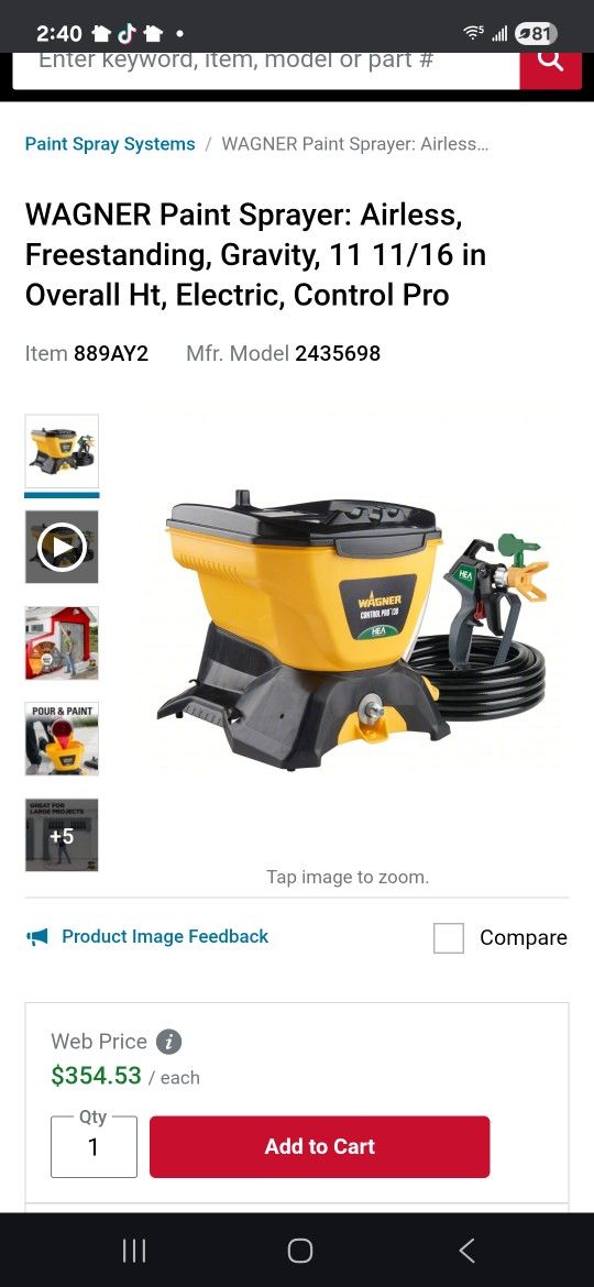 Wagner Paint Sprayer 