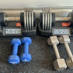Adjustable Weights - Bayou Fitness (with additional weights)