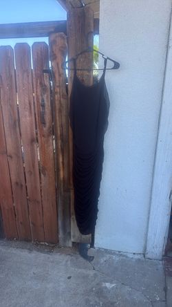 Woman’s black dress
