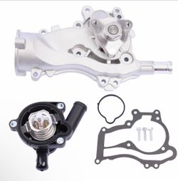 YBDDZH Water Pump Thermostat Kit Compatible With 2013-2020 Encore & 2011-2016 Cruze & 2012-2020 Soni