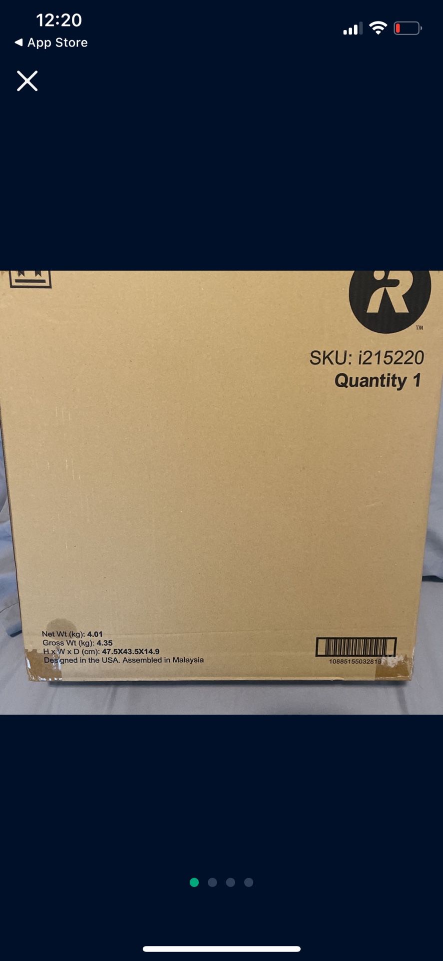 Unused Roomba