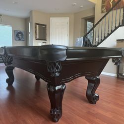 Black On Black Pool Table 