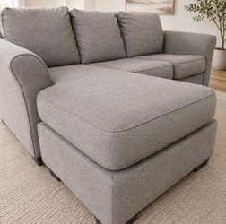 FREE DELIVERY - Living Spaces Reversible Chaise Sofa – Like New