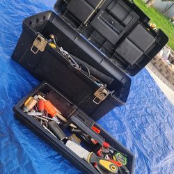 Heavy Duty Stanley Toolbox Full Of Tools