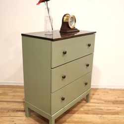 Sage Green Wood Dresser