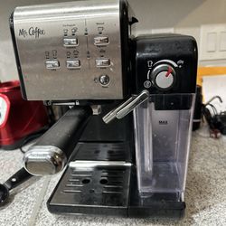 Mr Coffee Espresso Latte Machine