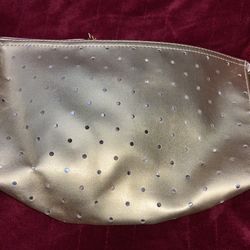 Gold Makeup Bag