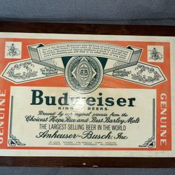 Budweiser Wall Decor 