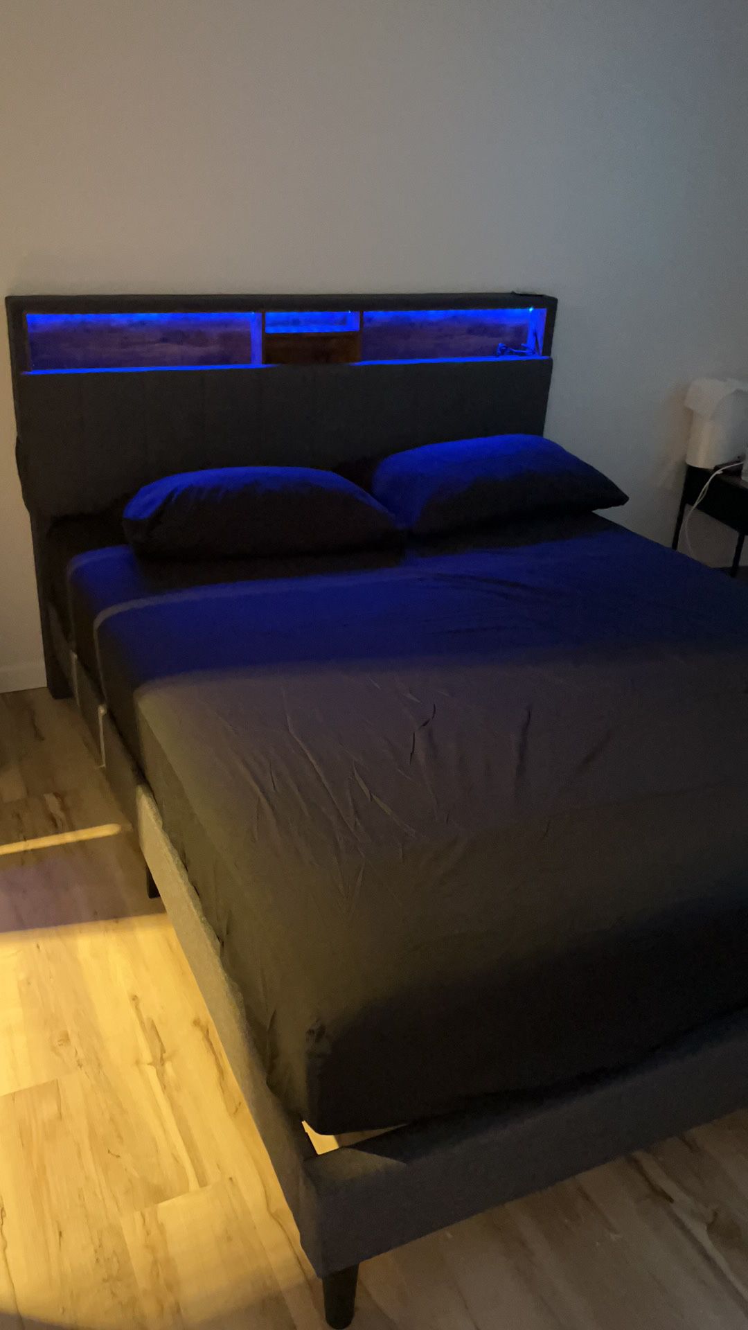A Bed With IKEA Mattress 