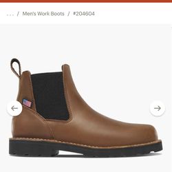 Danner Bull Run Chelsea Boots - Men's Size 10 W