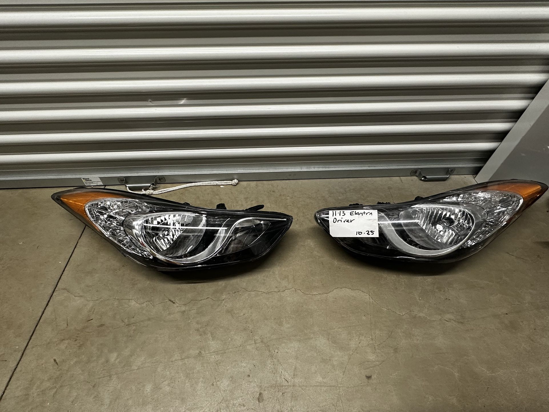 11-13 Elantra Headlights $100