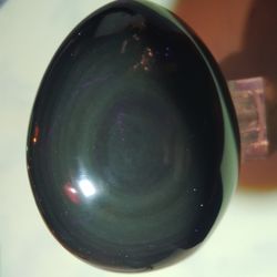 Rainbow Obsidian Double Eye Egg
