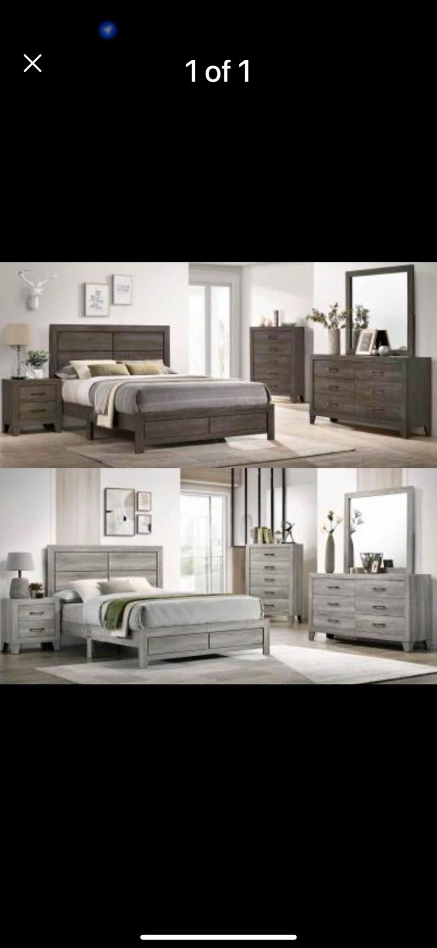 $499 Bedroom Set Not Including Mattres And Chest 