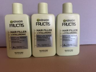 Garnier Fructis Hair Filler + Hyalurinic Bundle 