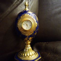 Faberge Mini Rose Clock Thumbnail
