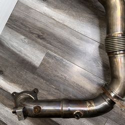 aFe Twisted Steel  Rear Down-Pipe/Mid Pipe 2017+ Honda Civic Type R 14 2.0L (t) fk8