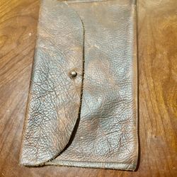 Genuine Brown Leather Pencil, Pen Pouch( Bag)