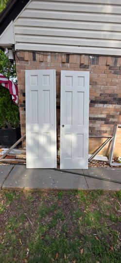 48x80 closet solid wood door, ready to install.