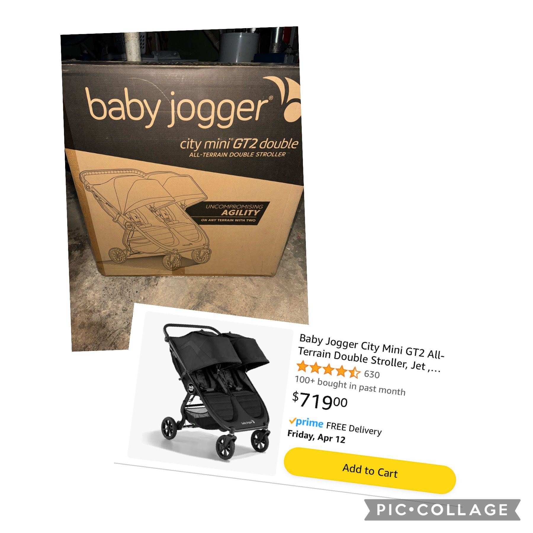 Baby Jogger City Mini GT2 All-Terrain Double Stroller