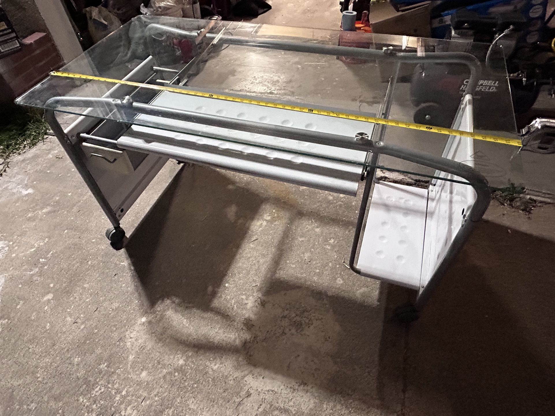 Glass Desk