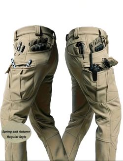 New Mens Tactical Cargo Multi Pocket Pants