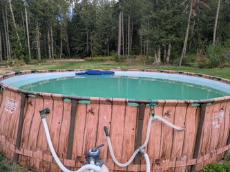 22' pool with robo vac and  skimmer