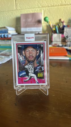 Topps Project 70 Card 63 featuring Clayton Kershaw of the Los Angeles Dodgers