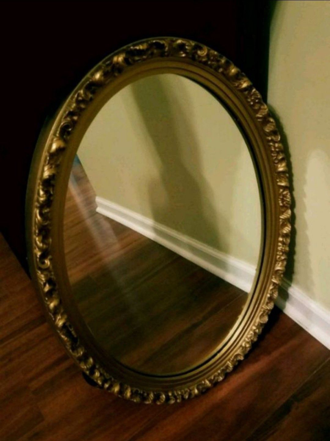 Vintage Gold Oval Mirror New