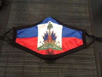 Haitian Flag Face Mask
