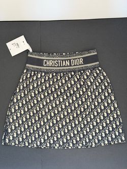 100% Authentic Dior Oblique Printed Mini Skirt M 6 36